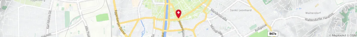 Kartendarstellung des Standorts für Neutor-Apotheke in 8010 Graz